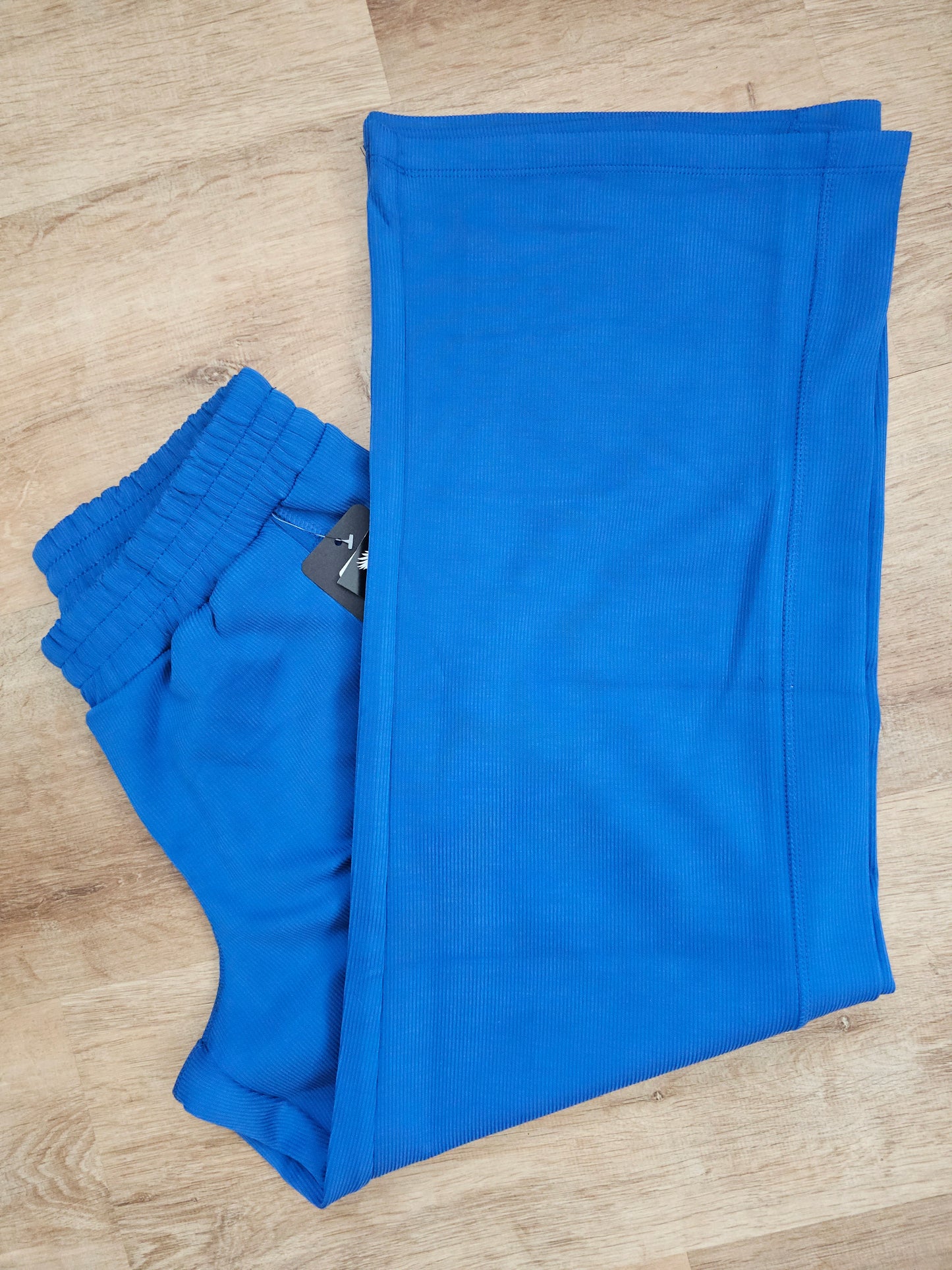 Ribbed Wide Leg Yoga Pants