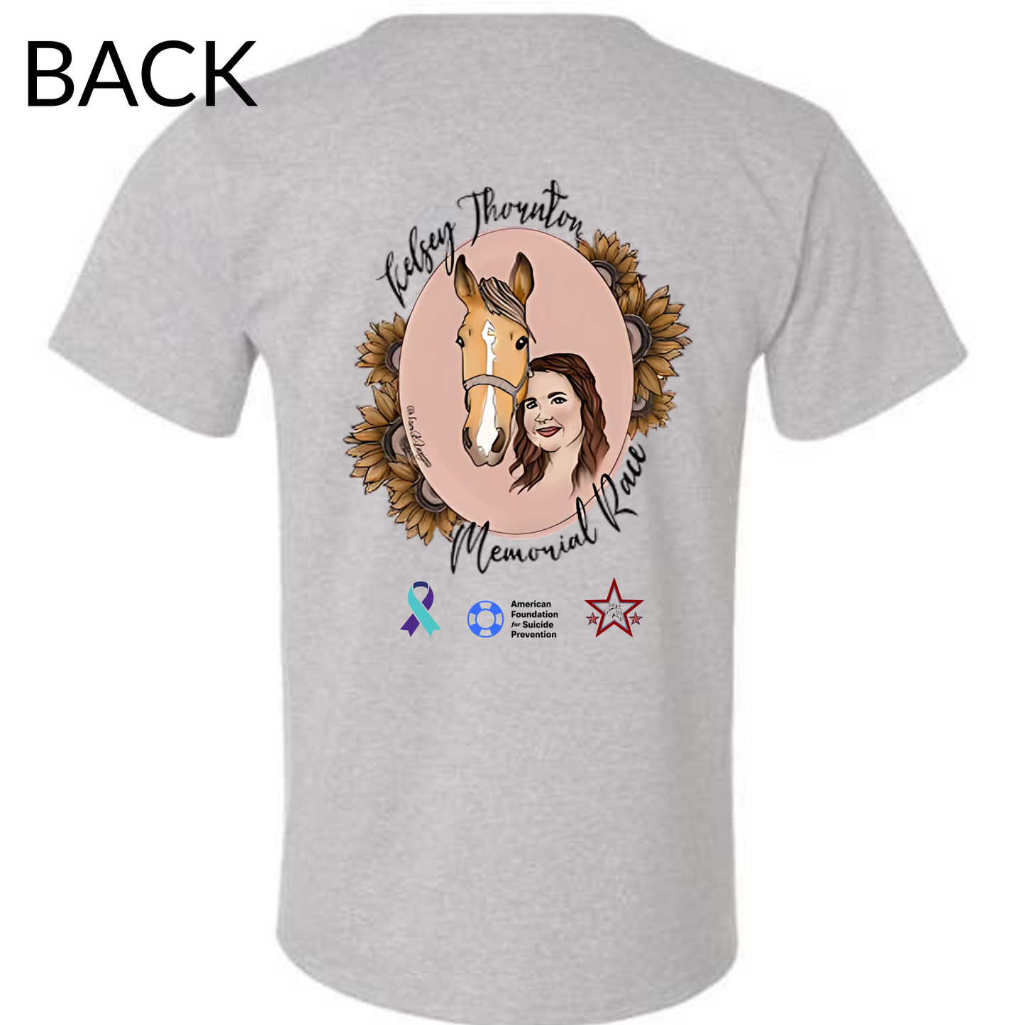 PRE-ORDER Kelsey Thornton Memorial Race T-shirt