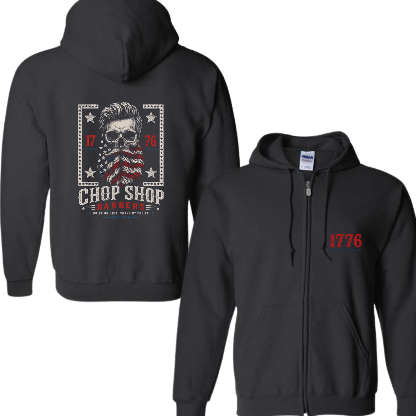Chop Shop Custom Zip-up Hoodie