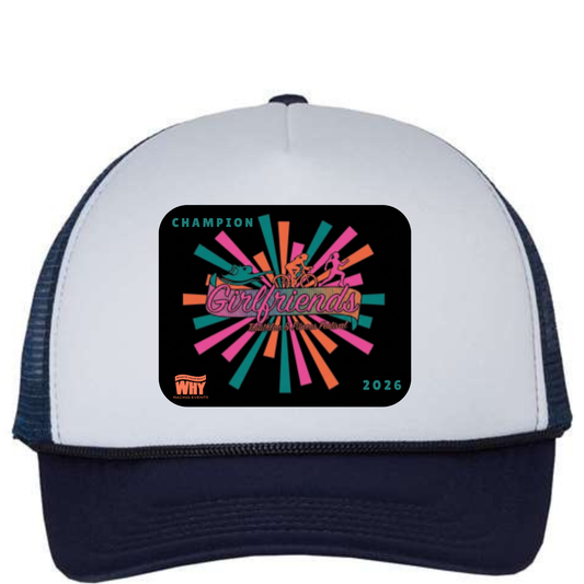 Girls tri Custom Trucker Hat Champion