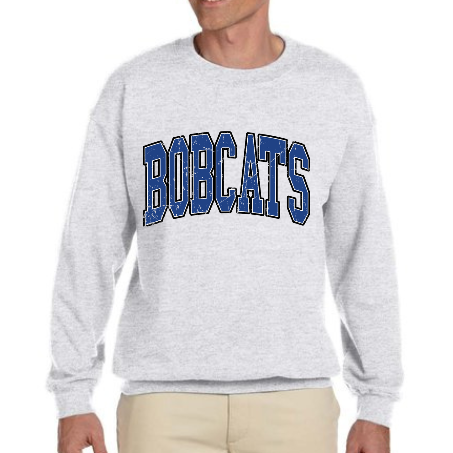 YOUTH La Center Distressed Bobcats Sweatshirt Pre-order