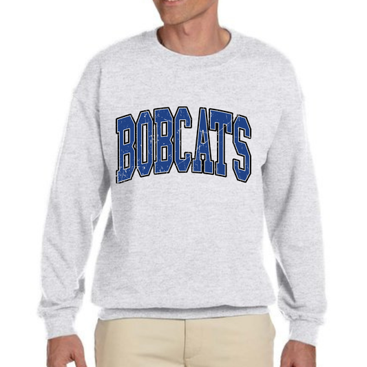La Center Distressed Bobcats Sweatshirt Pre-order