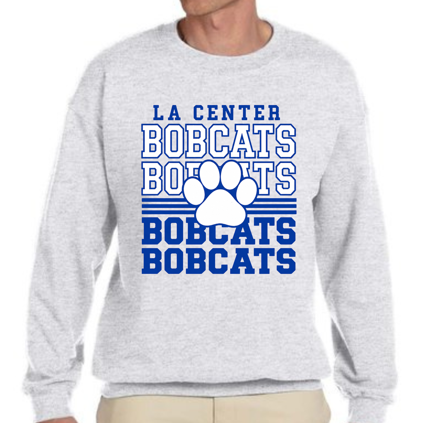 YOUTH La Center Bobcats Paw Sweatshirt Pre-order