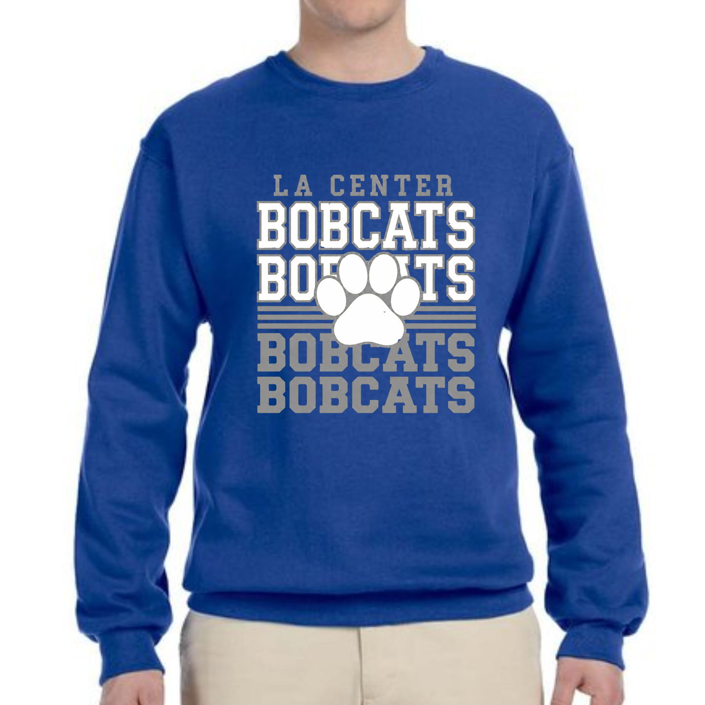 YOUTH La Center Bobcats Paw Sweatshirt Pre-order