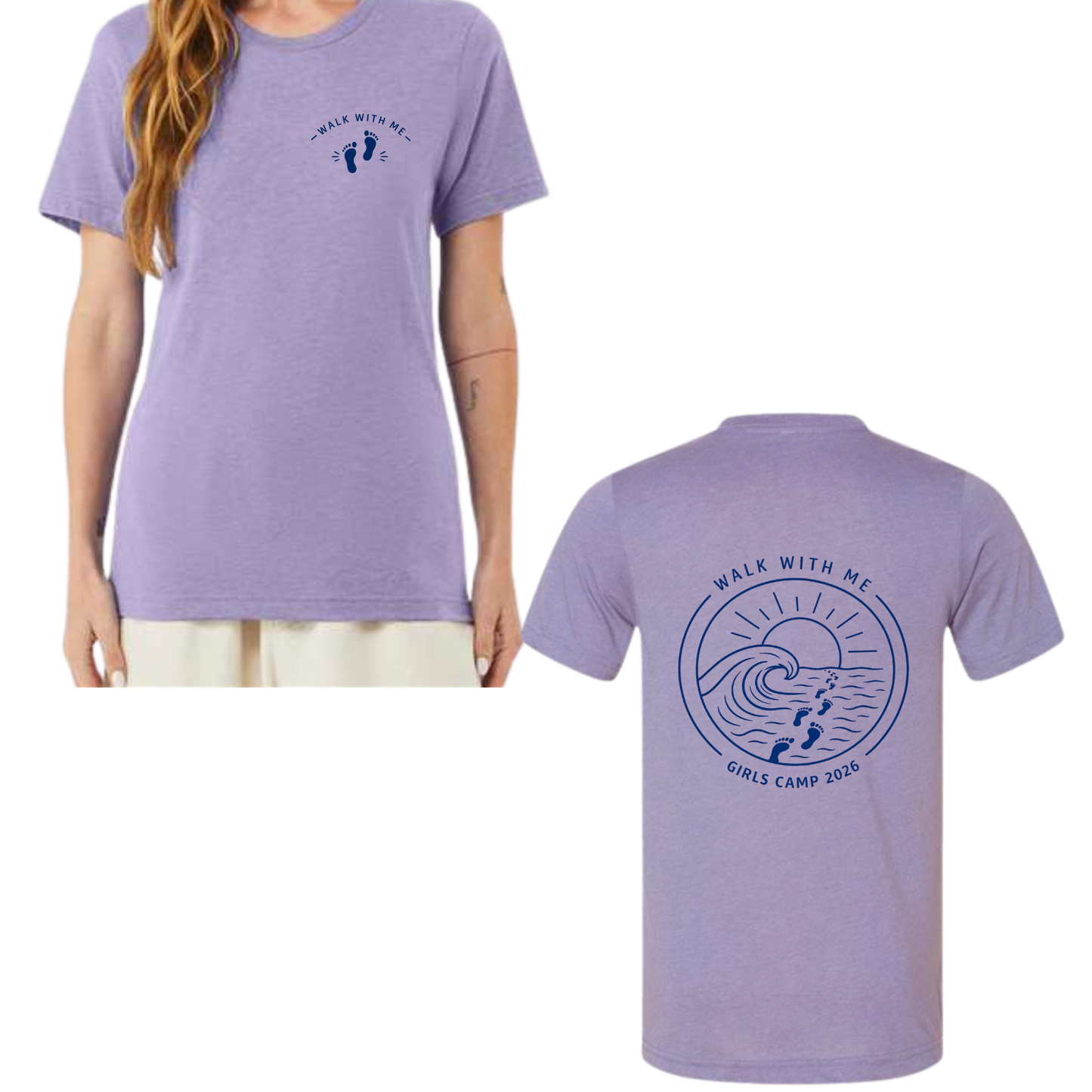 Walk with me custom shirt prints