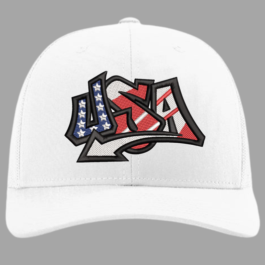 Embroidered USA Hats
